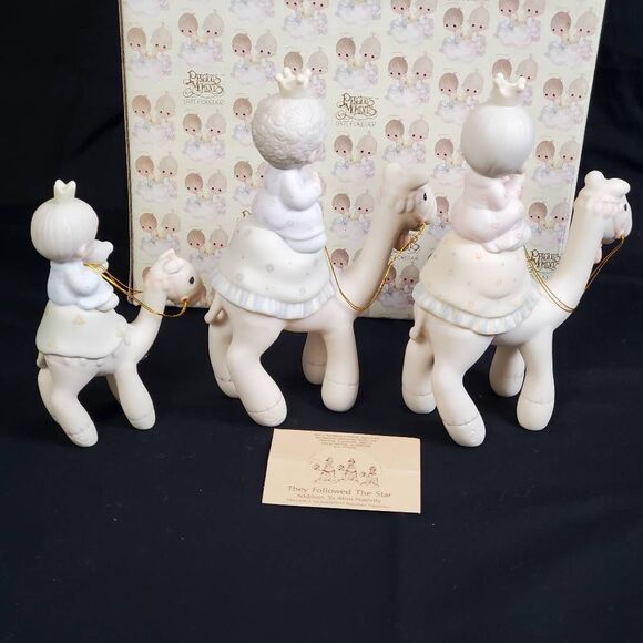 Precious Moments “They Followed the Star” Mini Nativity Addition (3 Camels, Porc - Picture 5 of 9